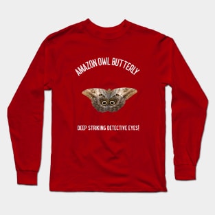 Amazon Owl Butterfly Long Sleeve T-Shirt